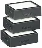 iRobot - Piezas auténticas - Filtros de alta eficiencia (3x) para Roomba - Compatible con Roomba Series e/i - Negro