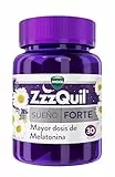 ZzzQuil Sueño Forte, Gummies con Mayor Dosis (1,7g) de Melatonina* para Dormir. Complemento Alimenticio con Vitamina B6 y extractos de Valeriana, Camomila y Lavanda, 30 unidades