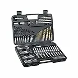 DeWalt DT0109-QZ - Juego 109 Pzs para Atornillar y Taladrar, 13 x Brocas para Madera, 13 x Brocas para Metal, 5 x Brocas Mampostería, Atornillador, 13 Puntas Ph, 14 x Puntas Pz, 12 x Puntas Planas, 6 x Torx