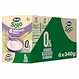 Hero Solo Papilla 8 Cereales, Sin Azúcares Añadidos, Nutrición Natural y Rica en Vitaminas, Sabor Natural para Bebés, a partir de 6 meses
