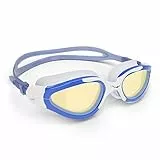 AqtivAqua PDX Gafas Natacion Polarizadas Hombre Gafas Piscina Niño Mujer Niña (Azul, Polarizadas)