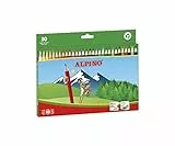 Lapices de colores alpino 659 caja de 30 colores largos