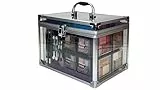 bonvoyage, Kit Maquillaje Mujer de 53 Piezas con Pintalabios, Sombras de Ojos, Colorete, Set de Manicura y Pedicura y Más, Maletín Transparente Portátil y Liviano, Colour Delights