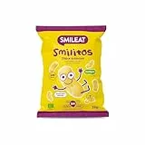 Smileat - Smilitos Snack - Sabor a Maíz - Merienda divertida para peques desde 8 Meses - 1 Bolsa de 38g