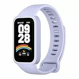 XIAOMI Smart Band 9 Active - Pulsera de Actividad, autonomía de hasta 18 días, Pantalla TFT de 1,47' con tasa de refresco de 60 Hz, 5ATM, App Mi Fitness, Morado (Versión ES)