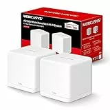 [Nuevo] MERCUSYS HALO H30G(2-Pack) AC1300 Sistema Wi-Fi Mesh para Todo el hogar, 2 Puertos gigabit, Cobertura hasta 260mp, Conecte hasta 100 Dispositivos