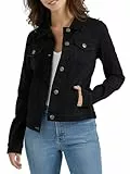 Wrangler Authentics Stretch Denim Jacket Chaqueta Vaquera, Negro, M para Mujer
