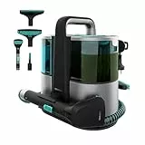 Cecotec Limpiador Aspirador de Tapicerías y Alfombras con Cable Conga 4000 Carpet&Spot Clean XL Advance. 600W, 14kPa, 2 Depósitos: Agua Limpia y Sucia, Pulverizador, Accesorio Ventanas y 3 Boquillas