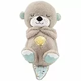 Fisher-Price Nutria Hora de Dormir - Peluche Musical - Con Movimiento, Sonidos y Luces Relajantes - Regalo para Bebés de 0+ Meses (FXC66)
