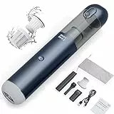 Minthouz Aspiradora de Mano 17000Pa/120W Aspirador de Coche Portátil Aspiradoras de Mano sin Cable 3 en 1, para el Hogar, el Coche y Las Mascotas