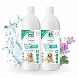 MENFORSAN Pack de 2 Champús Repelentes para Perros, Elimina Cualquier Tipo de Insecto, Aroma Citronela Suave, 1L
