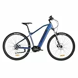 Varstrom Bicicleta Eléctrica para Adultos 250W Motor Central E-Bike para Hombres y Mujeres, Alcance de 70 Km con Batería de Iones de Litio 43,2V 449Wh, 8 Velocidades, MTB Hexagon Boost 3.0