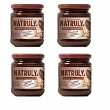 NATRULY Crema de Avellanas y Cacao Sin Azúcar y Sin Edulcorantes, con Fibra de Achicoria, 43% Avellana