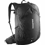 SALOMON Trailblazer 30 Mochila de Senderismo Unisexo, Versatilidad, Fácil de usar, Comodidad y ligereza, Negro