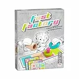HABA 2011822005 - Fast Factory, Juego Familiar de Mesa de lógica constructiva. Más 8 años