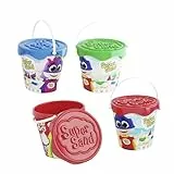 Super Sand Cubo 600 gr (Surtido Formas) La Arena Mágica para modelar, Multicolor (Goliath 918119006), A partir de 3 años
