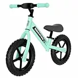 EIGHT4TWO Bicicleta sin Pedales para niño 2, 3, 4 y 5 años - Bici sin Pedales Ideal para Equilibrio - Juguetes para niños de 2, 3, 4 y 5 años. (Celeste)