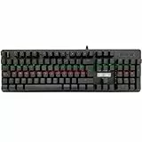 Woxter Stinger RX 900 K - Teclado mecánico con iluminación LED (Estructura Ligera en ABS, Micro Switch de Alta sensibilidad, Vida útil de más de 5000 Millones de pulsaciones), Color Negro