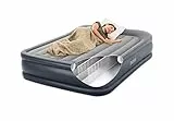 Intex 64136 Deluxe Pillow Rest Colchón Hinchable Doble, con Tecnología Fiber-Tech, de la Línea Dura-Beam Plus, Medidas 152x203x42 cm, Peso Máximo 272 kg
