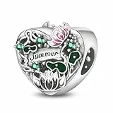 XWN Charms Abalorios Colgante para mujer, plata de ley 925, compatible con pulseras y collares Pandora, compatible con pulseras europeas para mujeres y niñas