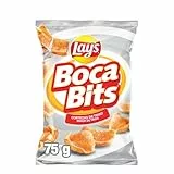 Lay's Bocabits, Snack de corteza de trigo con sabor a carne, Producto de Aperitivo, bolsa individual, 75gr