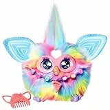 Hasbro Furby, Tie-Dye, Juguetes de Peluche Interactivos, Reproducción de Sonido, 600 Reacciones, Mascota Interactiva Coleccionable, Horas de Diversión, Material Seguro y Cómodo