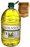 NOLASOL - Aceite de Girasol - Envío 24 h - Especial para freir - Aceite de Alta Categoría - Excelencia para la Cocina (GF 5 L, Refinado)
