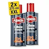 Alpecin Caffeine Shampoo C1 2x 375ml | Champu anticaida hombre y con cafeina | Tratamiento para la caida del cabello | Alpecin Shampoo Anti Hair Loss Treatment Men