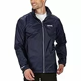 Regatta Lyle IV Chubasquero Lyle IV Impermeable Y Transpirable con Forro de Malla Oculta con Capucha Y Cubierta Activa Jackets Waterproof Shell, Hombre, Navy, XL
