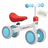 Chicco Triciclo Bebe 1 Año, Correpasillos Bebe, Bicicleta sin Pedales, 1-3 Años, máx 20 kg, Juguetes niños, Regalo niño, con Ruedas de Goma, Asiento Suave, Asas Antideslizantes, Blanco