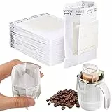 HOTUT Filtros de Café, Bolsa de Café, 40 Piezas Orejas Colgantes Filtros Plegable para Hogar, Camping, Oficina, Viaje