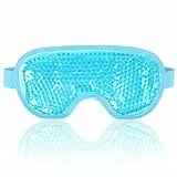 NEWGO Antifaz Gel Frío Ojos Máscara para Dormir Mascarilla Refrescante para los Ojos, Fría o Caliente, para Ojos Hinchados,Migrañas