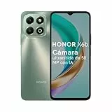 HONOR X6b 4G Móvil 128GB, 4GB RAM, 6.56' 90Hz TFT LCD HD+, 5200mAh Batería, MediaTek Helio G85, Cámara Principal de 50MP, Android 14, Dual Sim, NFC, Forest Green
