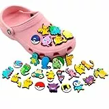 CABLEPELADO - Pack 20 Charms para Crocs | Pins Decorativos para Zapatos | Diseños Aleatorios de Personajes | Fácil de Colocar y Quitar | Compatibles con Crocs y Zuecos