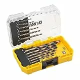 DEWALT DT70728-QZ - Juego de brocas para metal (19 piezas), Acero, Núcleo central cónico, Vástago Antideslizante