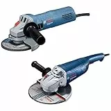 Bosch Professional GWS 20-230 J + GWS 880 - Set amoladoras angulares (Ø 230 mm, Soft Start + Ø 115 mm, en caja)