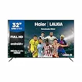 Haier Direct LED Full HD H32K702FG - 32', Smart-TV, HDR, Dolby Audio, Android 11, Smart-TV, Google Assistant, Bluetooth 5.1, DBX TV, HDMI 2.1 x 3, sin Marcos