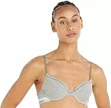 Calvin Klein Jeans Mujer Sujetador Moldeado con Aros, Gris (Grey Heather), 75C (34C)