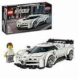 LEGO Speed Champions Hiperdeportivo Bugatti Centodieci - Kit de Maquetas de Coche de Juguete con Minifigura de Conductor - Regalo de Cumpleaños para Niños de 9+ Años 77240