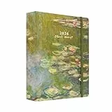 Kokonote Agenda escolar 2025-2026 Semana Vista Monet - Agenda Universitaria Curso 2025 2026 | Con Ilustraciones de Arte, Pegatinas y Apartados funcionales : Págs. de Alto gramaje [17 MESES]