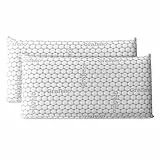 DUÉRMETE ONLINE - Almohada Viscoelástica Carbono Plus | Máximo Confort y Excelente Adaptabilidad con Propiedades Antiestrés | 2 Unidades de 75 x 40 cm