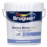 Bruguer Blanco Nieve Plástica Pintura para paredes 4L