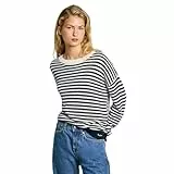 Pepe Jeans Poppy Prendas de Punto, Azul (Azul Dulwich), S para Mujer