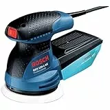 Bosch Professional GEX 125-1 AE - Lijadora excéntrica (250 W, Microfiltro, Ø plato 125 mm, en caja)