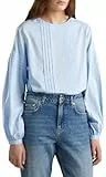 United Colors of Benetton Blusa 59wcdq07a Camisa, Celeste 2k3, L para Mujer