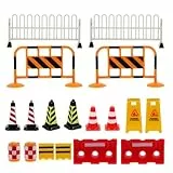 Tráfico Señal Set, 18 Piezas Set de Señales de Tráfico, Calle Juego de Juguetes en Miniatura con de Tráfico Señal de Tráfico Mini Señales de Tráfico Juego de Simulación para Niños Educativo Preescolar