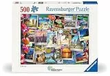 Ravensburger - Puzzle 500 Piezas Wj Piezas Travel Pinboard | Puzzle 500 Piezas Adultos | Rompecabezas Adultos Y Niños De 14 Años O Más | Regalos para Niños 14 Años O Más | Mide 49x36cm