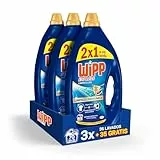 Wipp Express Detergente Liquido Limpio y Liso para Lavadora, 35+35 lavados, Pack de 3 - Total 210 Lavados
