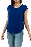 Only Onlvic S/S Solid Top Noos Wvn Camiseta, Azul (Surf The Web), 42 EU para Mujer