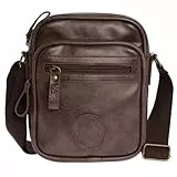 Coronel Tapioca - Bandoleras Hombre - Bolso Hombre - Bolso hombre bandolera - Bolso Bandolera hombre - Bandolera piel hombre para uso diario, casual, viaje o negocios